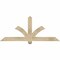 Ekena Millwork Redmond Rough Sawn Timber Gable Bracket, Douglas Fir, 60"W x 25"H x 4"D x 4"F, 10/12 Pitch GBW060X25X0404RED00RDF - alternate 1